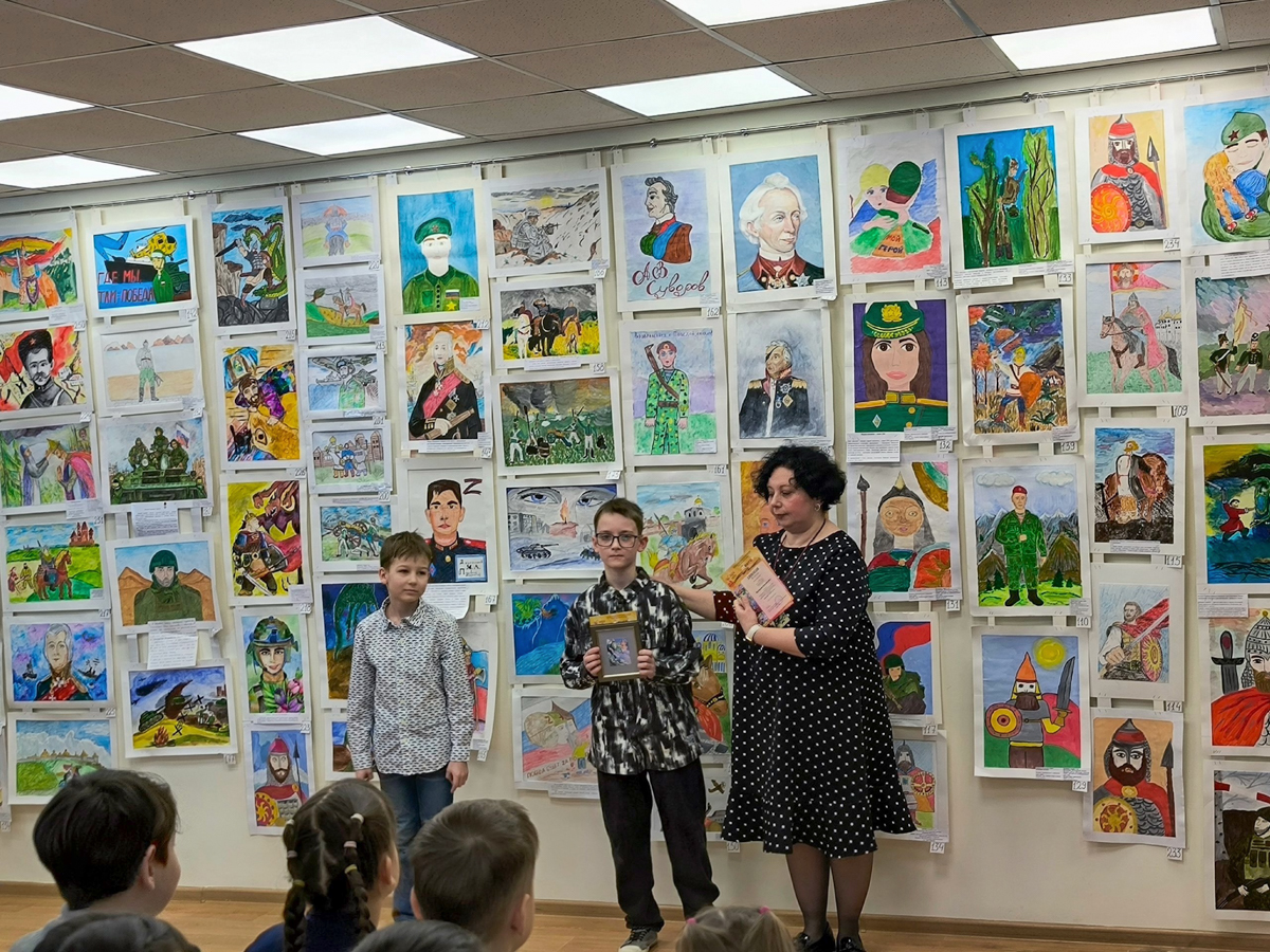 Итоги регионального конкурса детских рисунков «С русским воином через века».